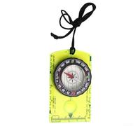 Boussole fiable pour la randonnée et le camping équipée de fonctionnalités de cartographie avancées, y compris loupe et échelle de mesure pour la planification d'itinéraire (vert)