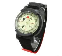 Boussole lumineuse avec sangle de poignet réglable, étanche jusqu'à 50 m de profondeur, outil de navigation phosphorescent pour plongée sous-marine et randonnée, équipement sous-marin