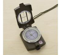 Boussole Lumineuse En Métal K4580, Boussole De Haute Précision Magnétique Étanche À La Main, Boussole Professionnelle Pour La Chasse Et Le Camping