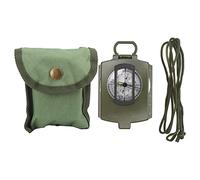 Boussole Lumineuse multifonctionnelle Pliable en Alliage d’Aluminium DC60-2A, Boussole de Poche pour l’extérieur avec Niveau à Bulle et amplificateur, pour la randonnée, Le Camping