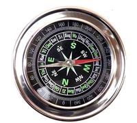 Boussole Magnétique Directionnelle En Acier Inoxydable,Grande Taille,Abs,Pour Randonnée En Plein Air - Type Black