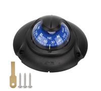 Boussole Magnétique Multifonction, Montée Affleurante, LED 12V, Haute Précision - Résistante à la Corrosion, Ajustement de Déclinaison, pour Marine, Yacht, Randonnée