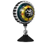 Boussole Marine Encastrable pour Bateau et Voiture, Tableau de Bord ABS | Lecture Claire, Installation Facile, Format Compact, Ventouse Fournie, Usage Tableau de Bord et Road Trip