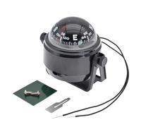 Boussole marine numérique - ABS LED monté sur véhicule | Boussole nautique rotative de haute précision 8 x 8 cm | Boussole extérieure multifonctionnelle pour bateaux, camions, caravanes, navigation