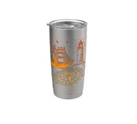Boussole maritime bateau voilier nord phare Gobelet isotherme en acier inoxydable double paroi