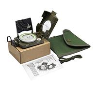 Boussole Militaire Professionnelle Multifonction en métal étanche et Fluorescent avec inclinomètre