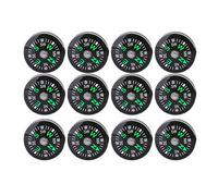 Boussole Mini, 12pcs Boussole remplie d'huile de Coquille Dure, randonnée, Camping, Plein air, Navigation, Direction, for Hiking, Camping, et randonnée en Plein air