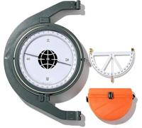 Boussole Minière 1° avec Inclinomètre, Gradiomètre Antimagnétique, Précision De Lecture De 30, Mise À Niveau Automatique, pour La Mesure De Direction, Ingénieurs Miniers, Géologues, Géomètres