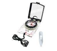 Boussole Miroir - ABS 11,5 X 6,5 X 2,5 Cm, Outil De Navigation Lumineux Étanche Avec Règle De Carte, Réglage De La Déclinaison Magnétique Pour La Randonnée, Le Camping, La Survie, La Pêche, La Navigat