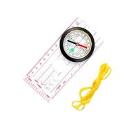 Boussole multifonction pour lecture de cartes, randonnée, camping, course d'orientation, survie, navigation, échelle de carte