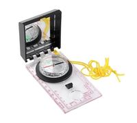 Boussole multifonctionnelle Map Ruler Compass Boussole en Plastique ABS avec Carte Mesureur de Distance Idéal pour la randonnée, Le Camping, l'automobile, la Navigation de