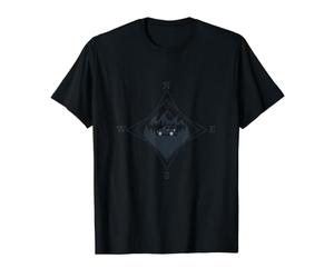 Boussole - Nord - Sud - Ouest - Est - Voyage - Montagnes T-Shirt Graphique avec Valeur