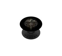 Boussole Nordstern Monde Montagne Art Design PopSockets PopGrip Adhésif
