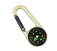 Boussole, petite boussole, clip extérieur, boussole simple face, carabiner boussole, boussole de poche avec échelle transparente pour l'exploration, la pratique de terrain, la montagne, la randonnée