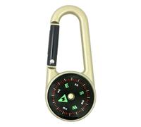Boussole Porte-clés - Outil de Navigation extérieure, à Clipser, radiogoniomètre Compact | Équipement de Survie pour randonnée Camping Exploration Terrain Pratique Alpinisme Voyage Kit d'ur