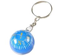 Boussole porte-clés portable avec cadran flottant Accessoires pour la randonnée, le camping, les aventures en plein air et les voyages Boussole flottante
