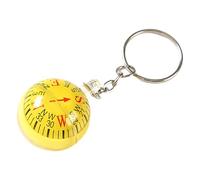 Boussole porte-clés portable avec cadran flottant Accessoires pour la randonnée, le camping, les aventures en plein air et les voyages Boussole flottante