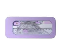 Boussole Pour Étudiant,Rapporteur,Échelle Claire,Jeux De Géométrie De Carrière Précis,Acquisition De Station Scolaire,7 Pièces Par Ensemble - Type Purple