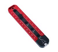 Boussole pour le travail du bois, jauge de marquage à Point fixe en alliage d'aluminium à double échelle pour le travail du charpentier et du cuir