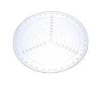 Boussole ronde en acrylique transparent - Outil de centrage de tour - Jauge de cercle pour dessiner des cercles - Tournage du bois - Travail du bois - Artisanat artistique - Projets scolaires