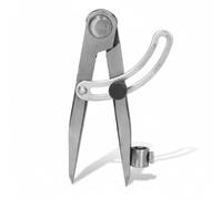 Boussole Scriber verrouillage aile diviseur 125mm métal Scribe outil porte-crayons pour le travail du bois en cuir travail des métaux dessin