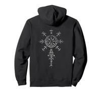 Boussole Symboles Viking Classique Vegvisir Rune (on back) Sweat à Capuche
