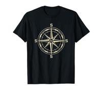 Boussole Terre Plate Headings North Star Polar Meme T-Shirt