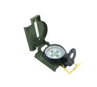 Boussole verte pour randonnée, camping, navigation - Compas composé de tous les métaux - Outil d'exploration en plein air fiable assurant un voyage sûr pour les activités de trekking et d'expédition