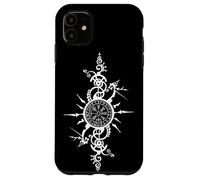 Boussole Viking Celtique Vegvisir Rune Symbole Nordique Coque pour iPhone 11