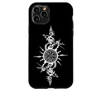 Boussole Viking Celtique Vegvisir Rune Symbole Nordique Coque pour iPhone 11 Pro