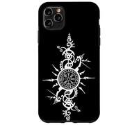 Boussole Viking Celtique Vegvisir Rune Symbole Nordique Coque pour iPhone 11 Pro Max