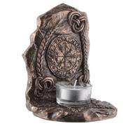 Boussole Viking Vegvisir comme bougie chauffe-plat - Bronzée par Veronese