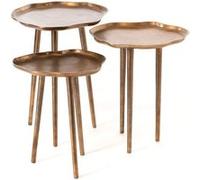 Bout de canapé Champignon or - Amadeus - Or - Métal Or G