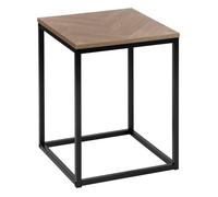 5five Table d'appoint H50 carrée Chevrons Noir