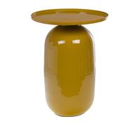 Bout de canapé Eddie moutarde en métal - Amadeus