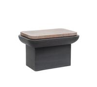 Bout de canapé en ciment Bruno - Amadeus - Gris - Pierre Gris G