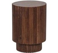 Bout de Canapé en Manguier Massif Vernis Teinté Noyer - HUNTER - ALTOBUY Marron G