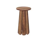 Bout de Canapé en MDF Plaquage Acacia - LYLIAN -