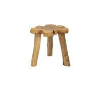 Mauro Ferretti - Bout de canapé en teck Flower 50 x 47 x 50 cm Marron G