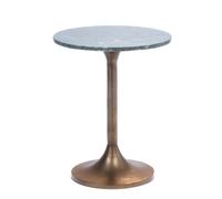 Bout de canapé Marbre vert 40 cm - Amadeus