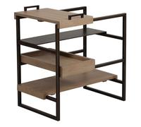 Bout de canapé plateau amovible bois