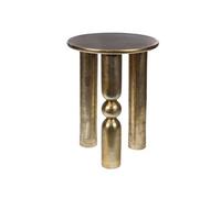 Bout de canapé Totem gold - - Or - Aluminium