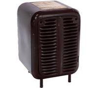 Bout de canapé Tract bordeaux en métal - Amadeus - Rouge - Métal Rouge G