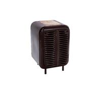 Bout de canapé Tract bordeaux en métal - Amadeus - Rouge - Métal Rouge G