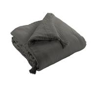Bout de lit 90x200 cm Gaze de Coton Granit