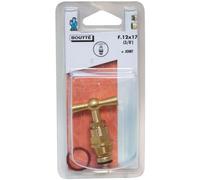 Boute Tête de Robinet d'Arrêt 12x17 Laiton Durable & Etanche