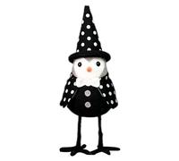 Bouteaux d'Halloween en feutre - Bouilles d'Haloween en feutre d'ornements | Ornements décoratifs mignons | Oiseau en feuutre avec design autonome | Décorations de fête d'Halloween pour le manteau