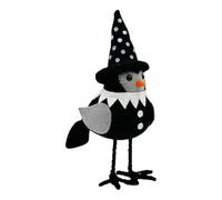 Bouteaux d'Halloween en feutre - Bouilles d'Haloween en feutre d'ornements | Ornements décoratifs mignons | Oiseau en feuutre avec design autonome | Décorations de fête d'Halloween pour le manteau