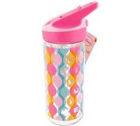 Bouteille 620ml en Tritan Motif Minnie avec Paille Rabattable Minnie Mouse Rose
