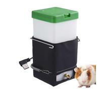 Bouteille à boire de petits animaux - Sûr et cohérent, bouteille d'eau pour lapins chauffée de 1 litre, mangeoire à hamster anti-morsure à l'épreuve des fuites, chauffage USB | Hydratazion pratique